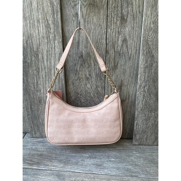 Juicy Couture Pink Lock & Key Shoulder Bag with Gold Chain Strap - Picture 5 of 6